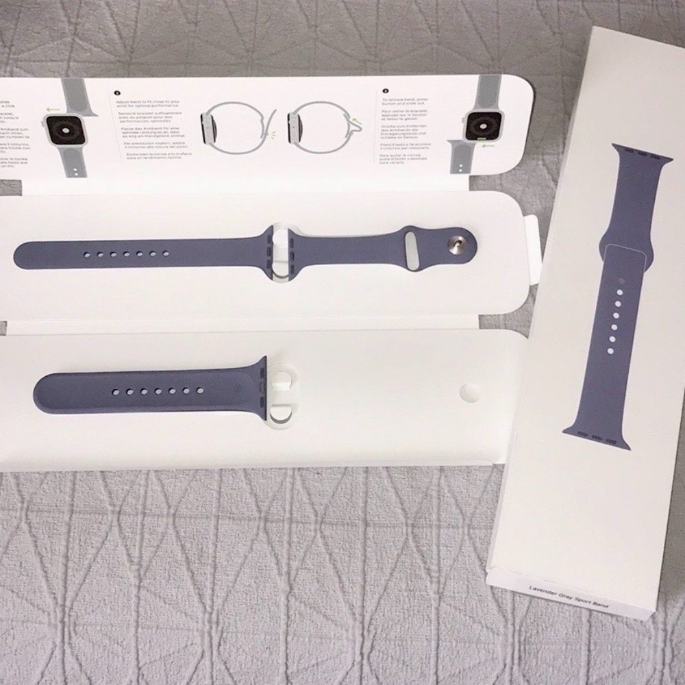 Apple 40mm Lavender Gray Sport Band